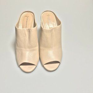 BCBG Shoe Size 10 Beige Dena High Heel Slip on Mul